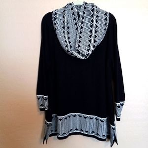 Avenue Chevron Sweater & Infinity Scarf Set